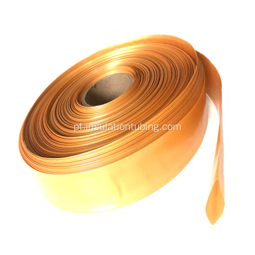 Sleeving termoencolhível do PVC do ouro